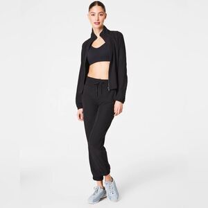 NWT SPANX On The Move Jogger Pants in Very Black UPF 50+ Size XL NEW